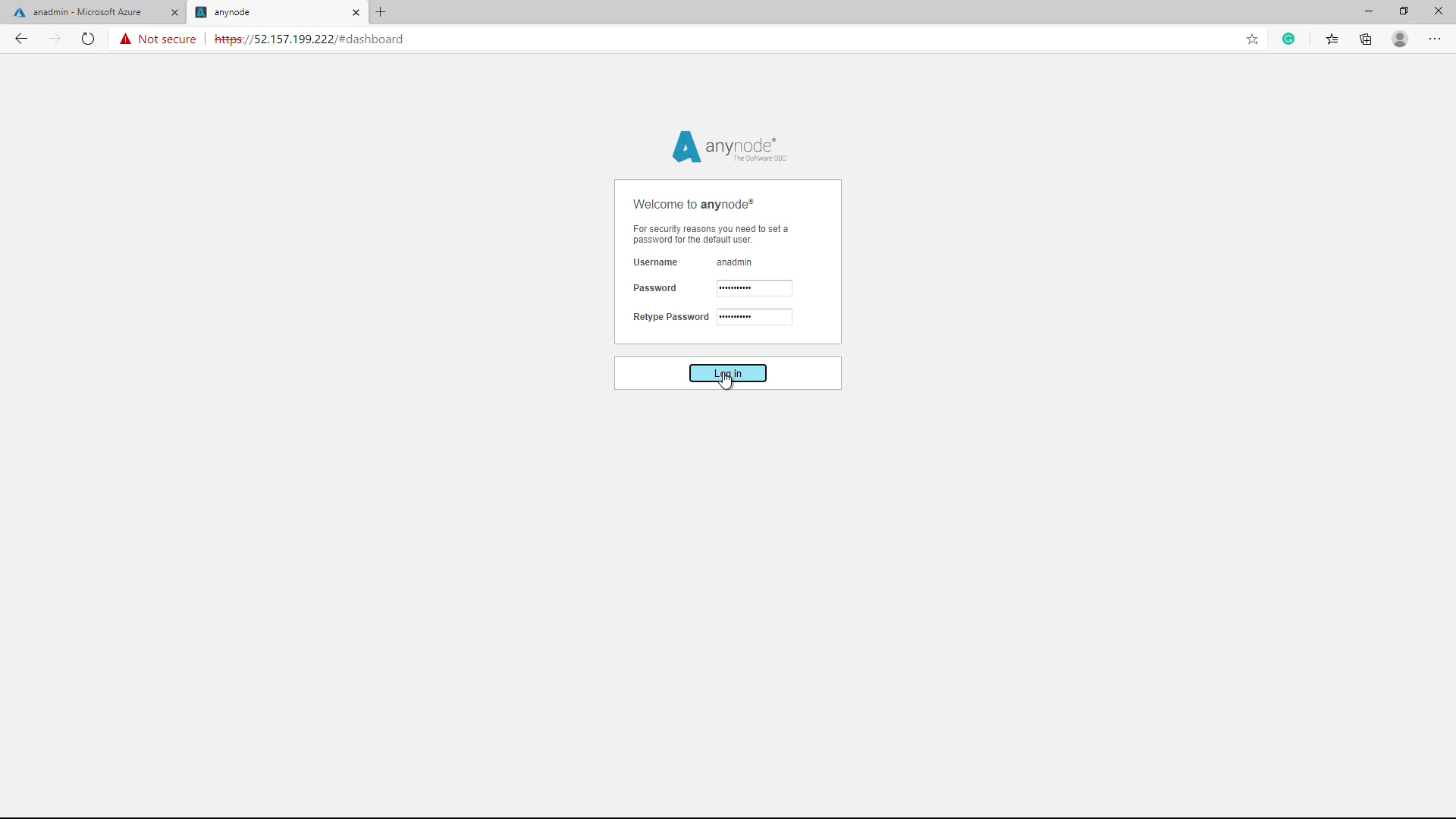 Azure Bereitstellung_17_Initial Password