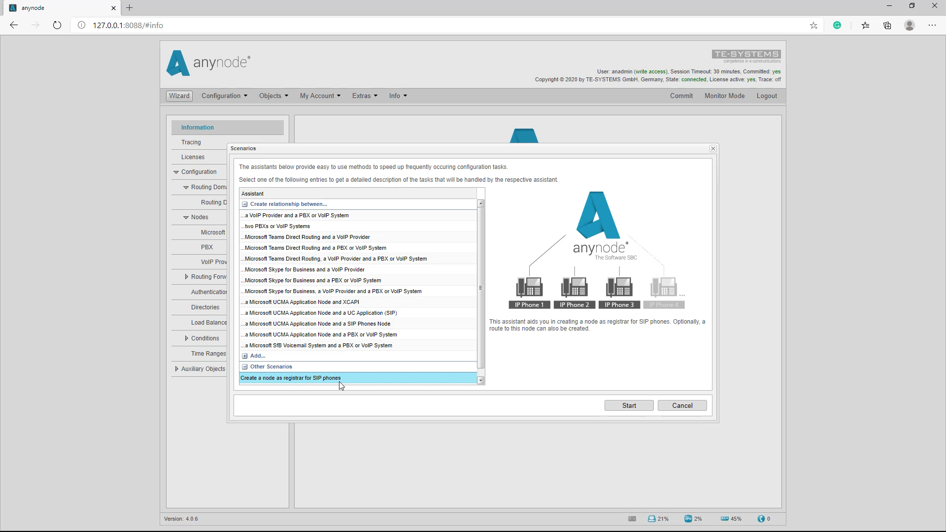SIP Registrar_01_Scenario Wizard