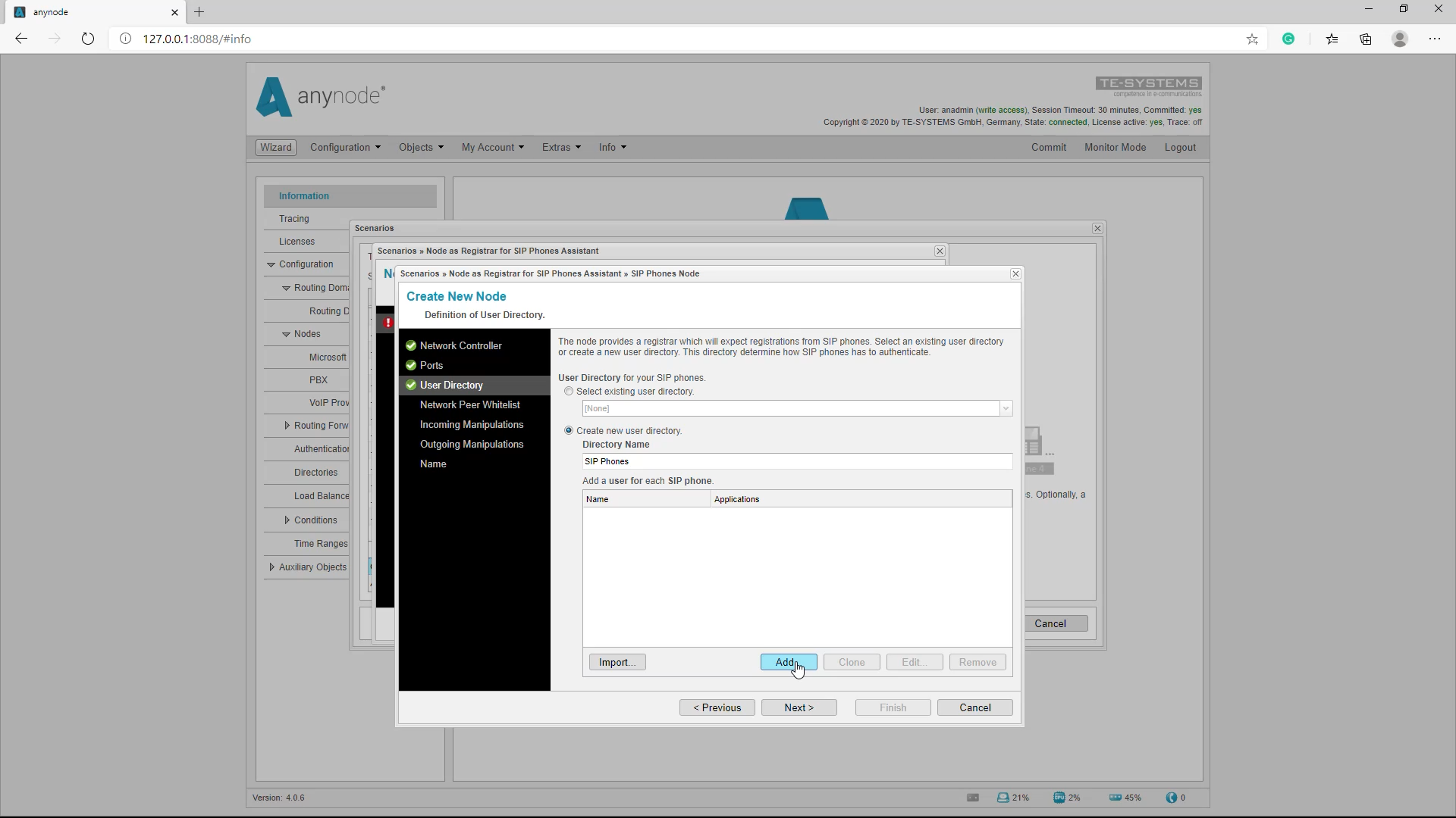 SIP Registrar_User Directory