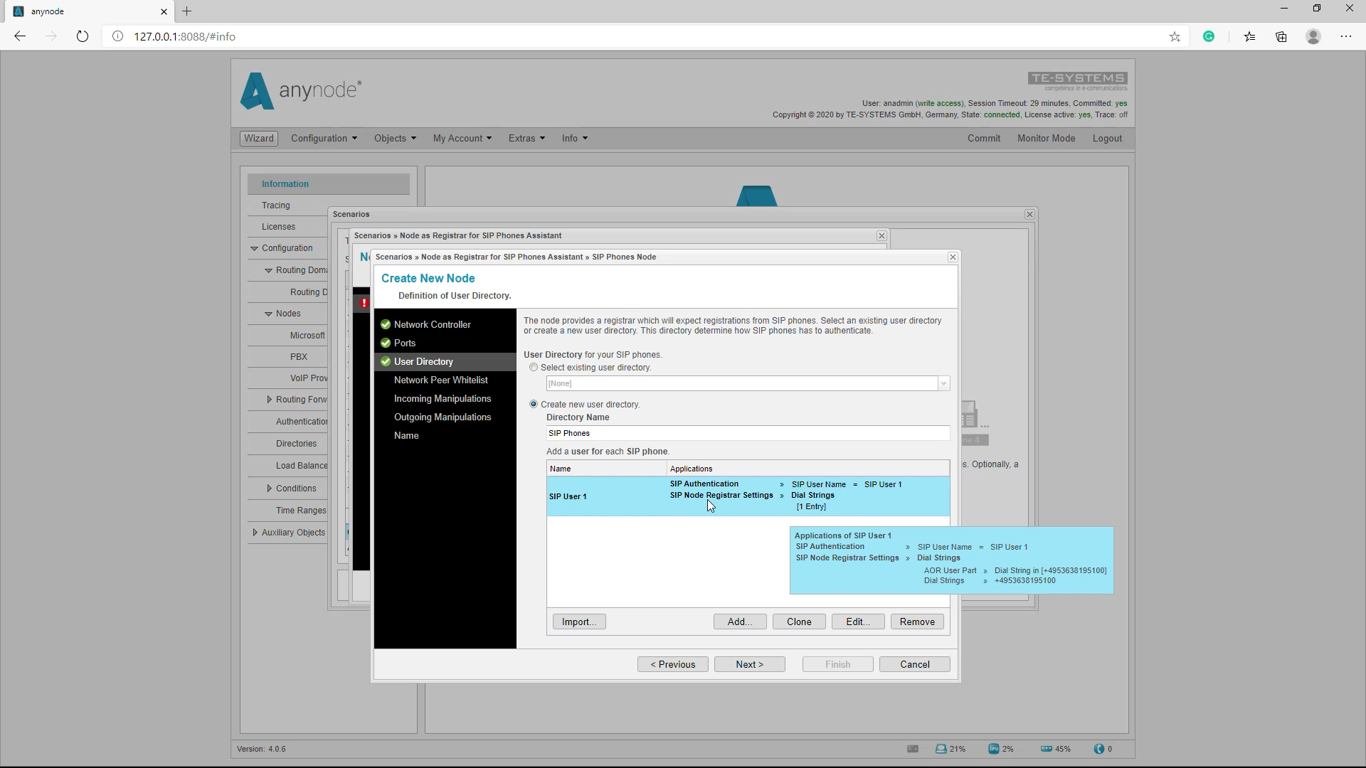 SIP Registrar_User Directory