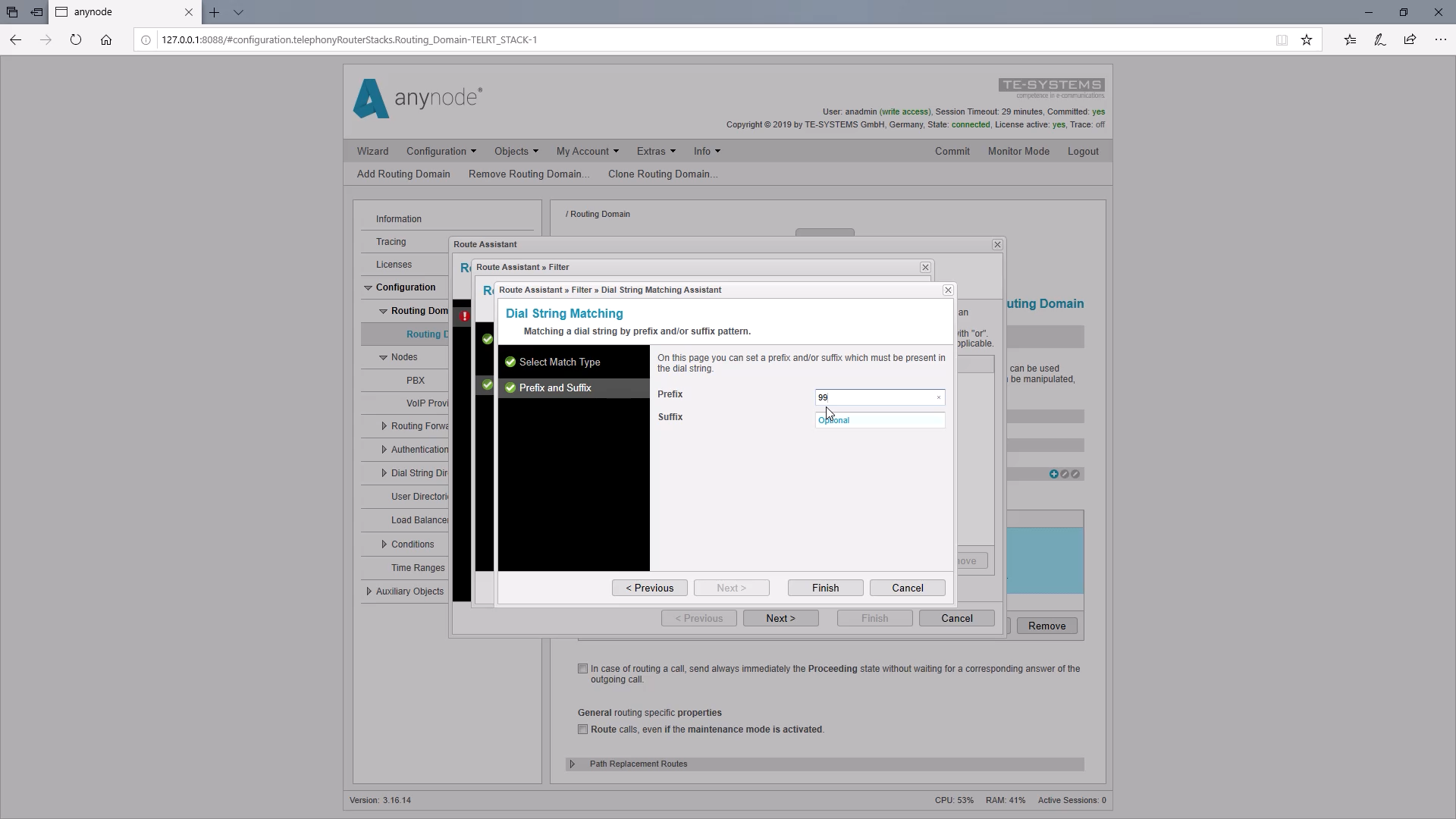 Source Dial String Rewriting_05_Prefix99