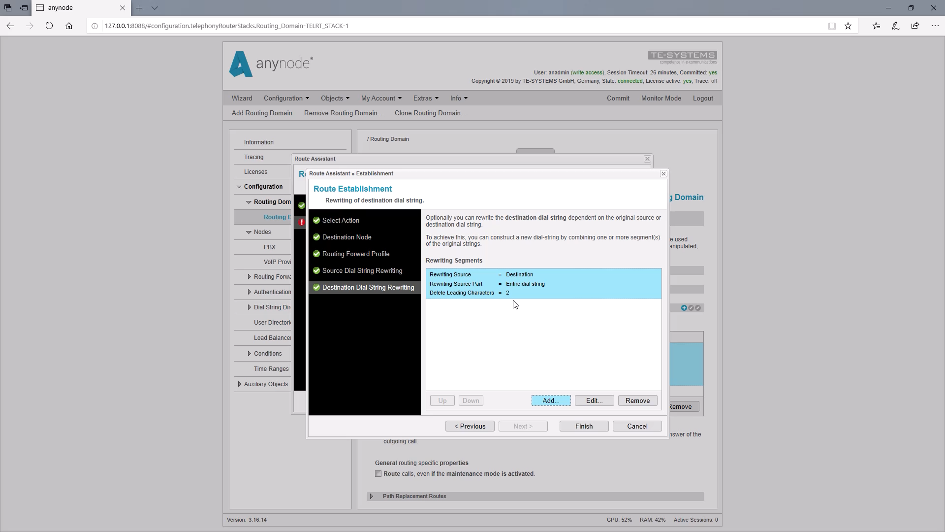 Source Dial String Rewriting_18_Destination Dial String Rewriting