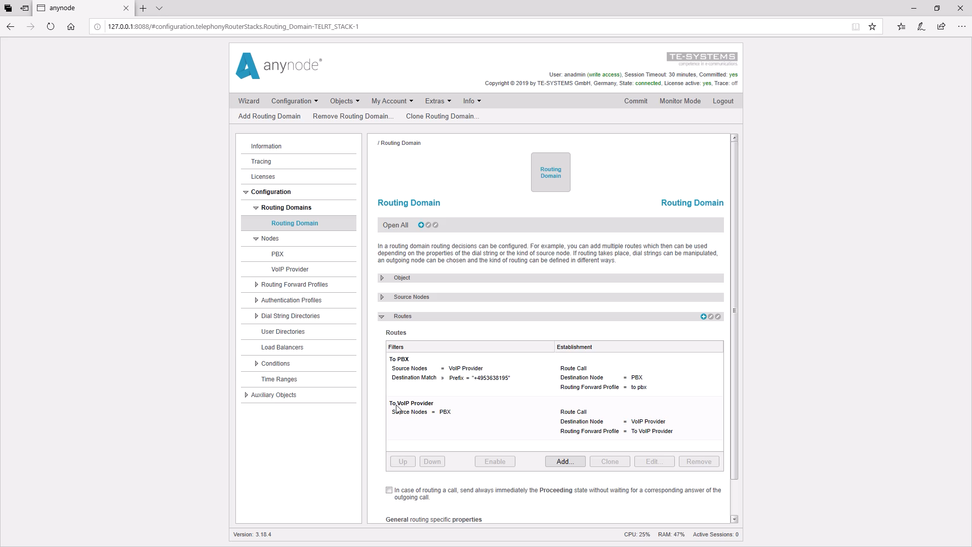 SIP Header_Routing Domain