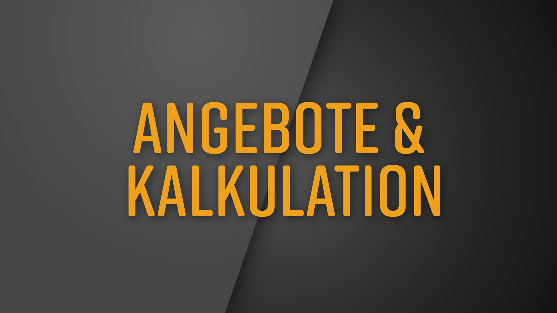 Angebote-Kalkulationen