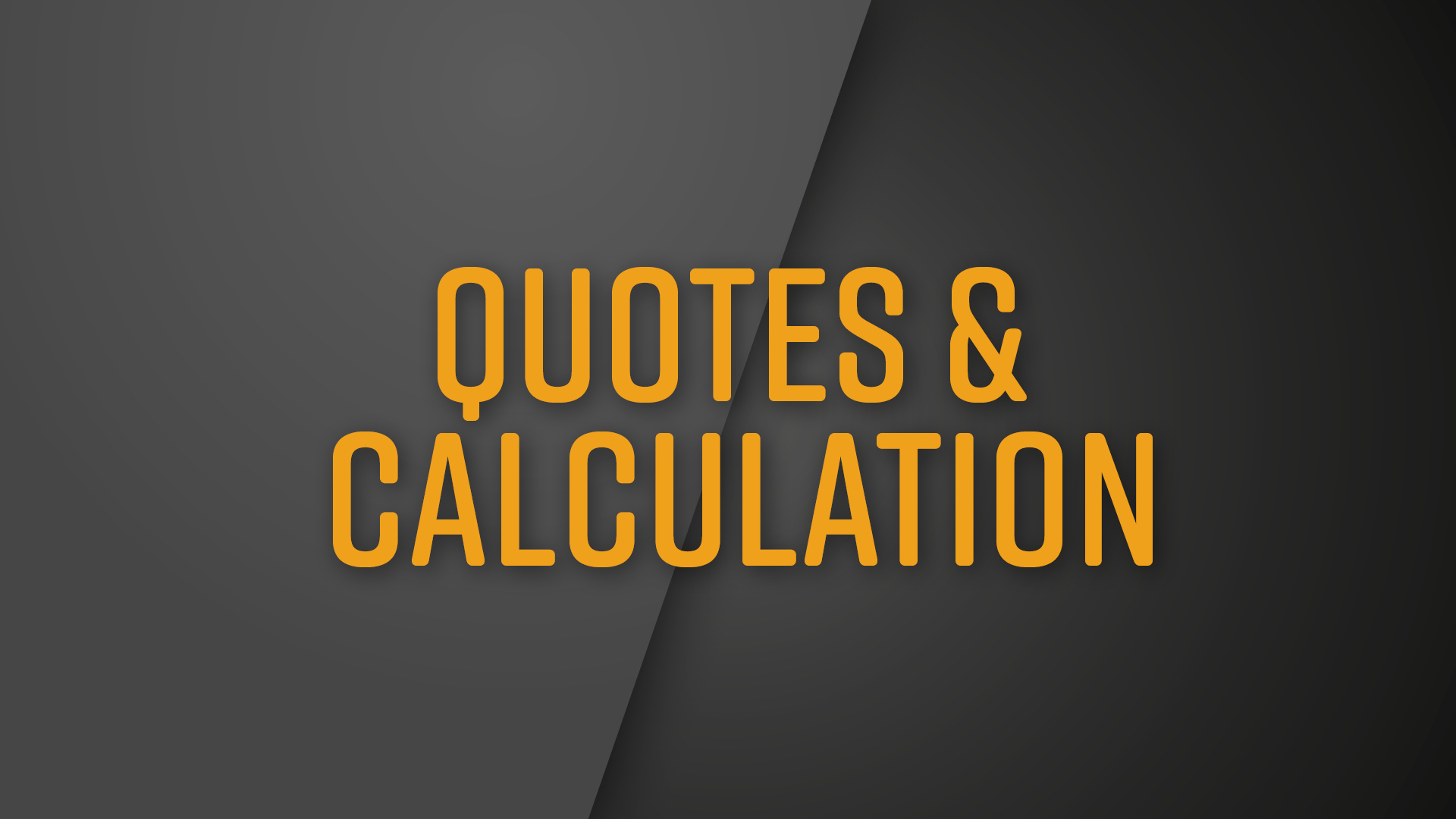 Quotes-calculation